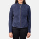 Kelsee Navy Blue Suede Biker Jacket